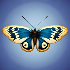 butterfly in blue tones, blue background
artificial intelligence