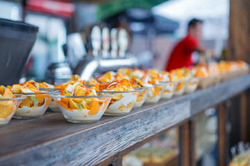 mexican nachos salad bar snack