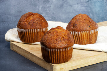 Homemade banana cake