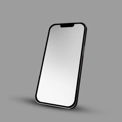 phone blank screen mockup 
