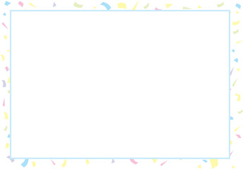 紙吹雪のような明るい模様の背景