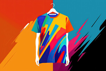 Abstractl T-shirt Generated by Ai