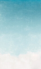 Obraz premium Pastel Blue Abstract Watercolor Background.