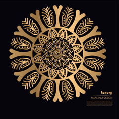 Luxury mandala background with Golden pattern decorative mandala for print, poster, cover, brochure, flyer, banner.