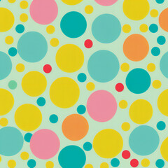 colorful polka dot patterns