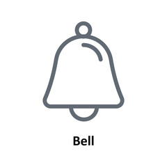 Bell Vector  Outline Icons. Simple stock illustration stock