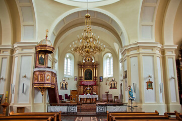 Naklejka premium Saint Elias church in Nowe Siolo, Subcarphatian Voivodeship, Poland.