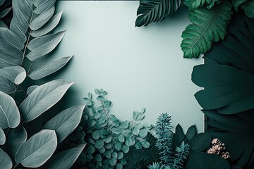 Composition featuring an organic and peaceful oasis setting.