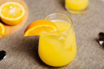 Alcoholic orange and vodka Screwdriver cocktail