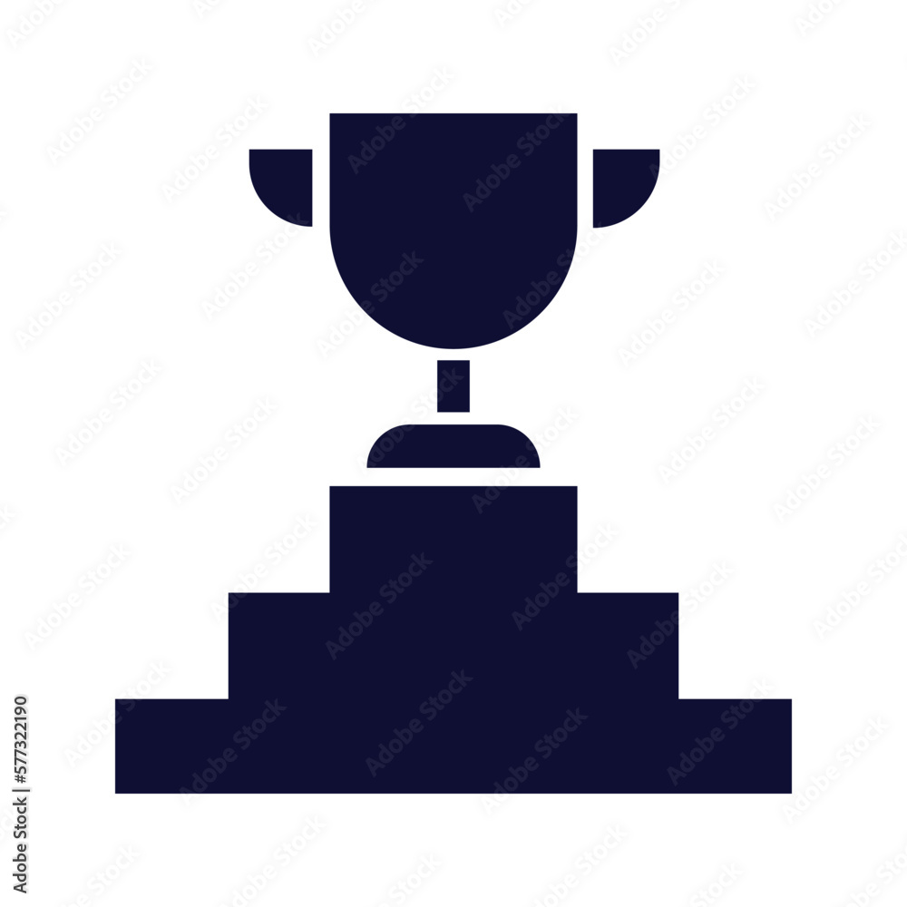 Poster business success award icon