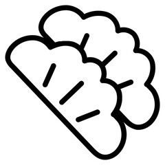 mandu korea food icon