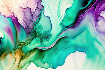 Abstract Watercolor Background. Illustration AI Generative