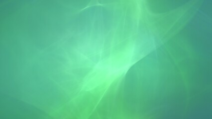 Abstract Green Fractal Smoke Fume Shape Wave Pattern Gradient Banner Background