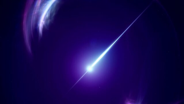 Revolving Pulsar in Space Nebula Emitting High Energy Gamma Ray Bursts
