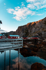 Lofoten lanscape in summer