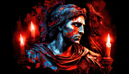 Deurstickers Caesar roman emperor  © CEVmemories