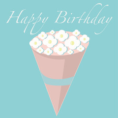 ice cream background bouquet of beautiful spring flowers,gift,spring card,spring tulips,spring flowers,daisies,tulips,red,green,happy spring,happy birthday