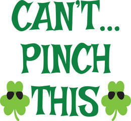 St. Patrick's Day greeting Vector illustration, Saint Patrick holiday quotes SVG design