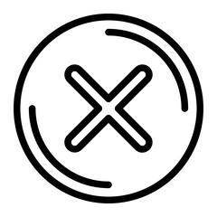 Obraz premium irritant line icon