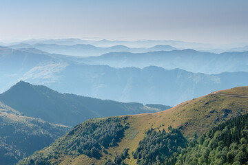 Fototapeta na wymiar view of karadeniz mountains in Turkey