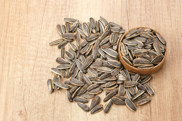 Kwaci or Sunflower Seeds, snack made from dried and salted sunflower seeds.
