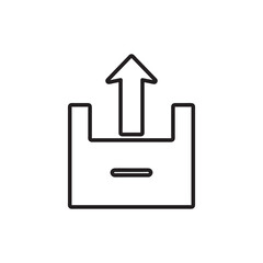 Upload download speed connection icon vector illustration 