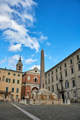 Fototapeta na wymiar The Obelisk of Marcus Aurelius in Rome, Italy