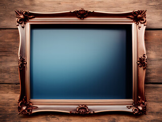 modern interior mock-up, Mockup poster frame close up, 3d,generative AI