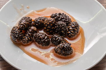 Honey and pine cone jam