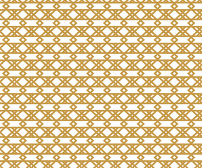 金色風のシームレスのパターン素材