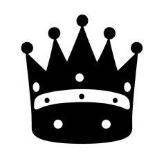 royal crown hand drawn isolated on white background. vector illustration. logotype, logo © SERHII