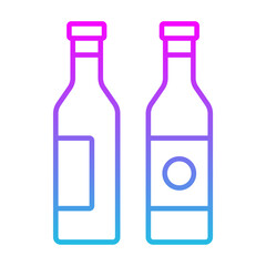 Wine Bottles Icon