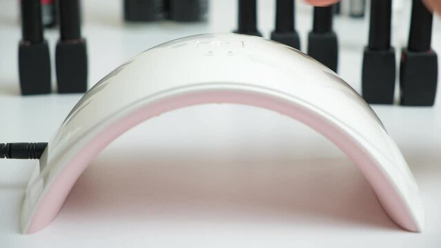 Ultraviolet UV LED lamp for drying, polymerization gel polish for nail polish coating, nail salon
