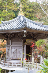 日本　広島県廿日市市の宮島にある大聖院の万福堂