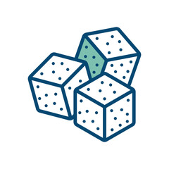 sugar icon vector design template in white background