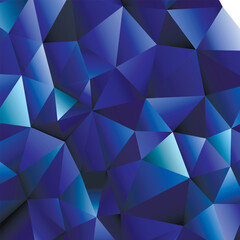 Polygonal rainbow mosaic background. Abstract low poly vector illustration. Triangular pattern, copy space. Template geometric business design with triangle for poster, banner, card, flyer