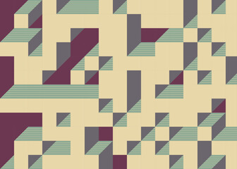 Implementation of Edward Zajec’s “Il Cubo” from 1971. Essentially a Truchet tile set of 8 tiles and rules for placement art illustration