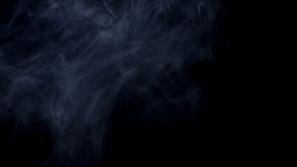 smoke on black background