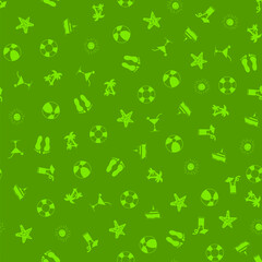 Summer seamless pattern background. Vector texture illustration.