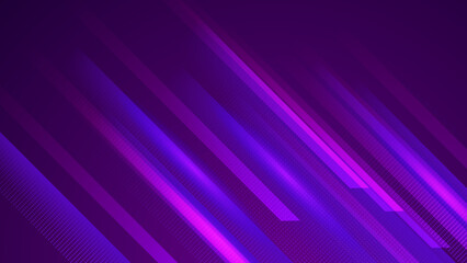 Glowing purple futuristic background with shiny particles
