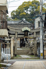 Fototapeta na wymiar 日本　広島県尾道市の八坂神社