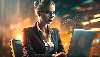 person working on laptop