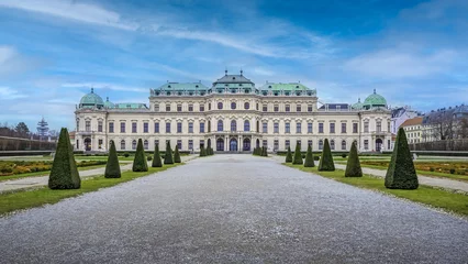 Deurstickers Belvedère Palace à Vienne © Thierry