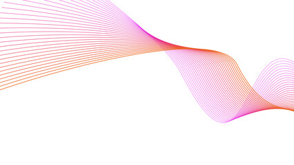 orange purple magenta tech lines gradient vector illustration