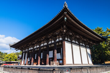 日本　奈良県奈良市に建つ興福寺の東金堂