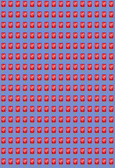 seamless lollipop pattern with hearts