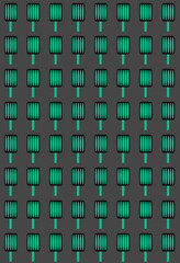 seamless geometric lollipop pattern