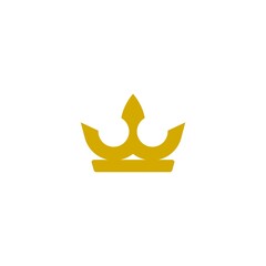 Crown icon isolated on white background