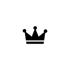 Crown icon isolated on white background