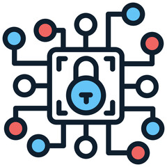 Cyber Security icon in vector. Logotype